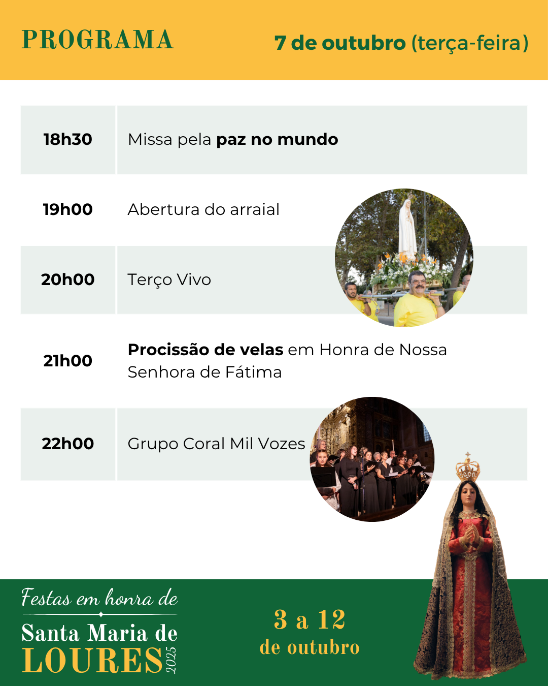 dia 3 outubro