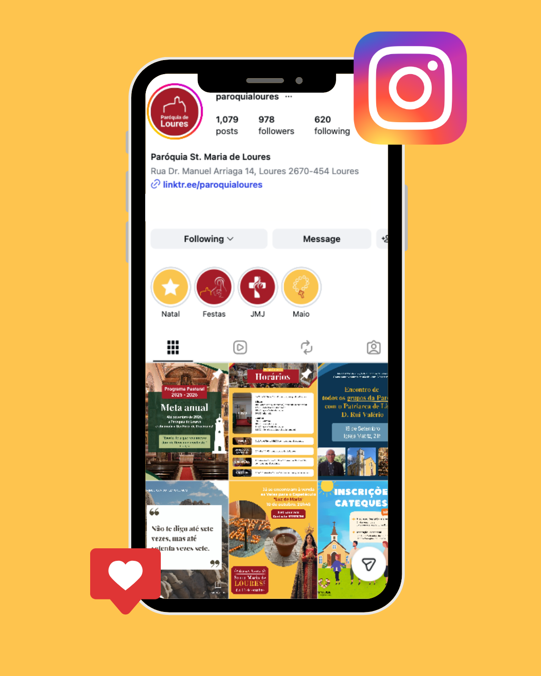 Instagram da Paróquia de Loures